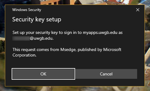 Okta Windows Security Key Setup