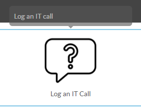 Screenshot of Log an IT Call Icon
